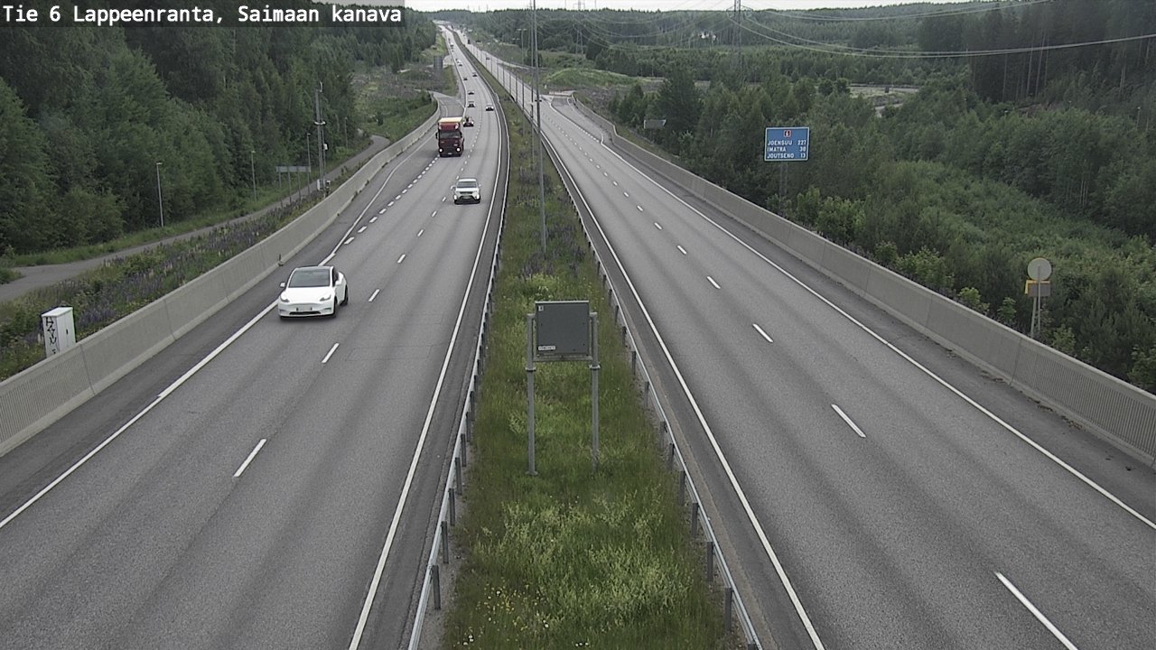 Kelikamerat Kuva Tie 6 Lappeenranta, Saimaan kanava, Lappeenranta, Etelä-Karjala