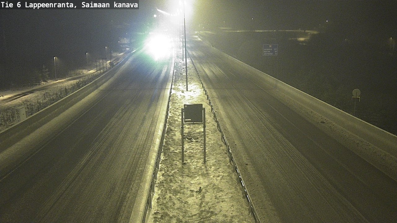 Weather Camera Image Road 6 Lappeenranta, Saimaa channel, Lappeenranta, Etelä-Karjala