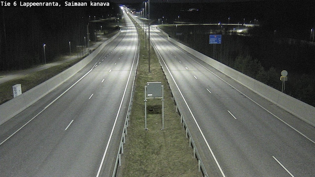 Weather Camera Image Road 6 Lappeenranta, Saimaa channel, Lappeenranta, Etelä-Karjala