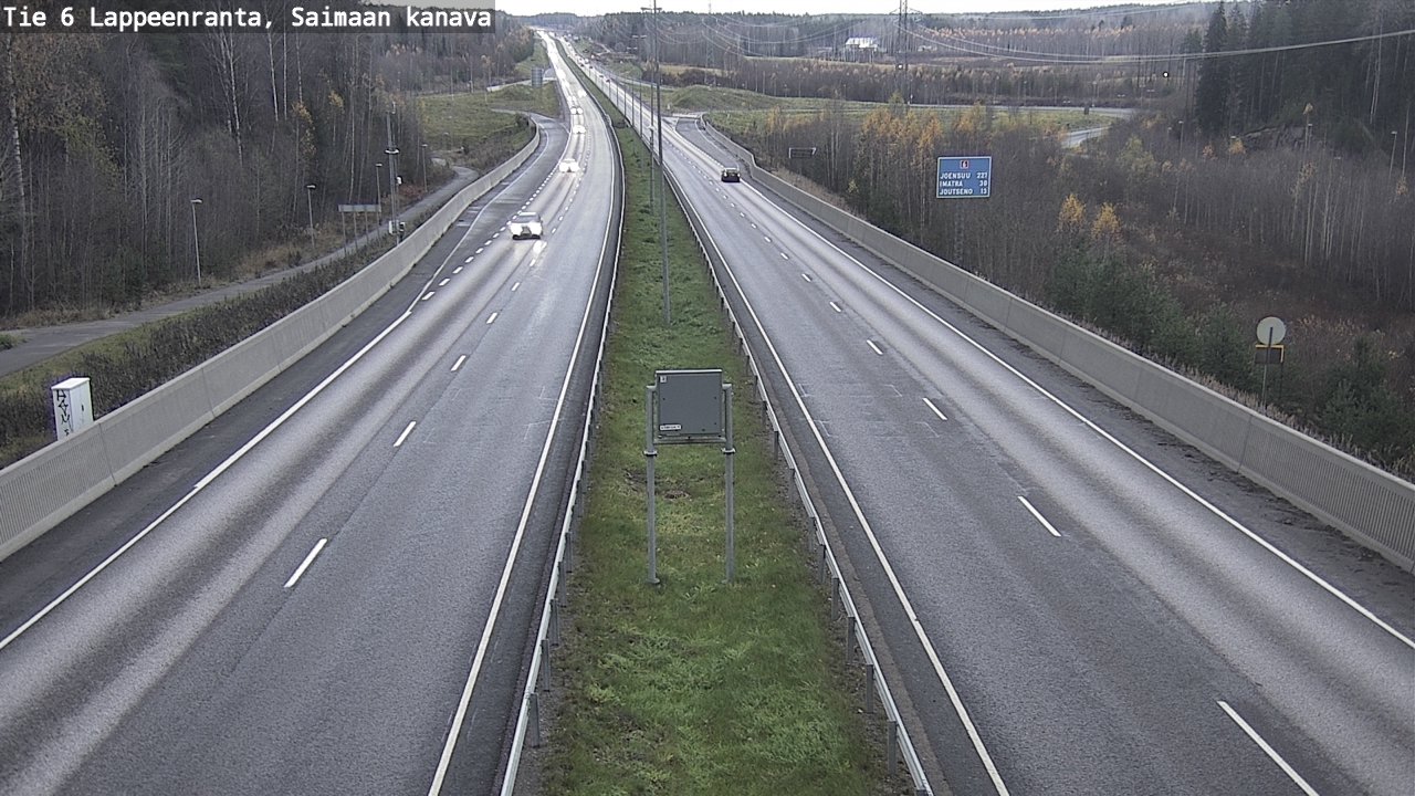 Kelikamerat Kuva Tie 6 Lappeenranta, Saimaan kanava, Lappeenranta, Etelä-Karjala