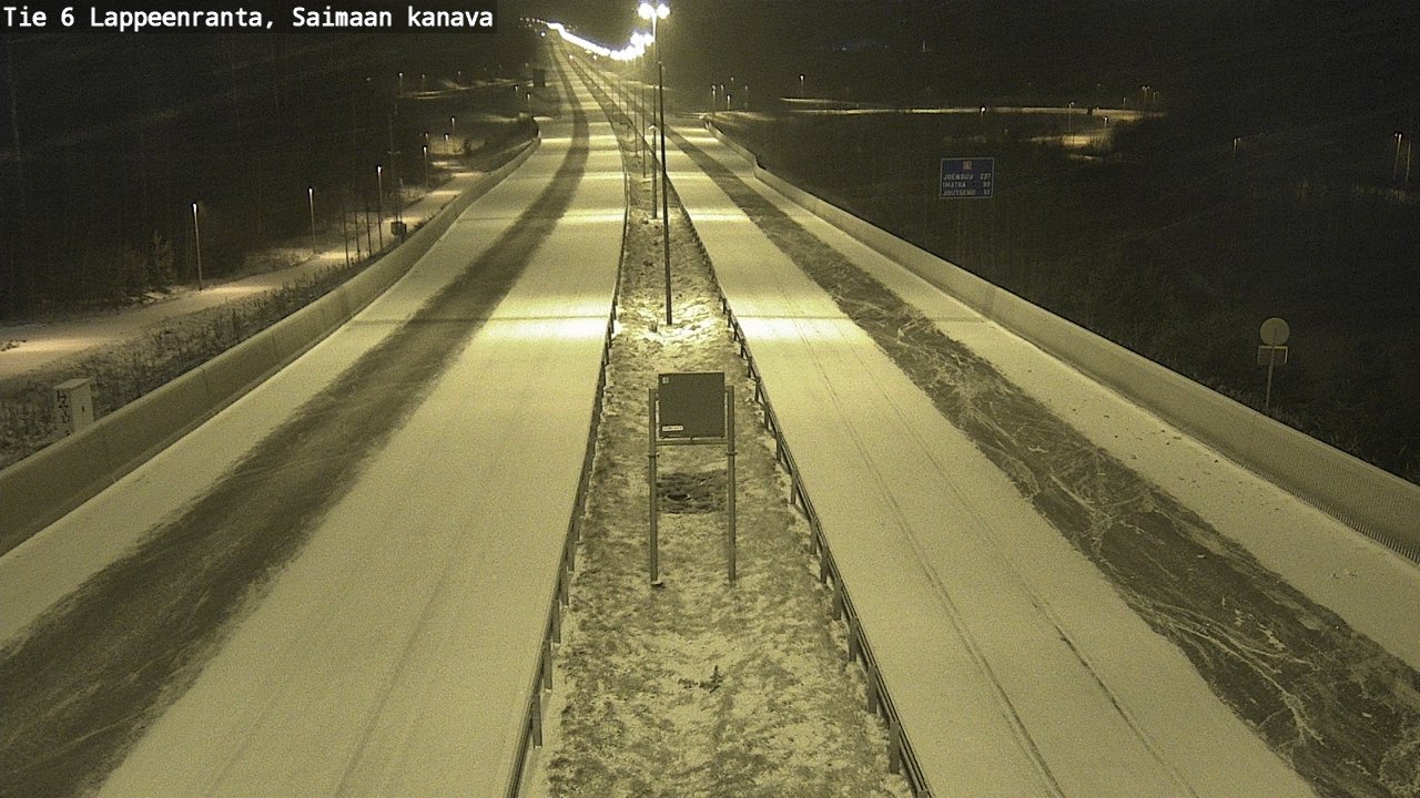 Kelikamerat Kuva Tie 6 Lappeenranta, Saimaan kanava, Lappeenranta, Etelä-Karjala