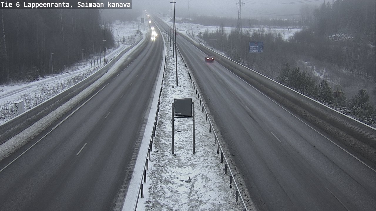 Weather Camera Image Road 6 Lappeenranta, Saimaa channel, Lappeenranta, Etelä-Karjala