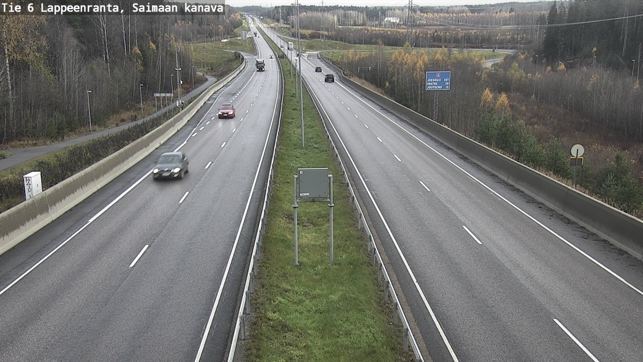 Kelikamerat Kuva Tie 6 Lappeenranta, Saimaan kanava, Lappeenranta, Etelä-Karjala