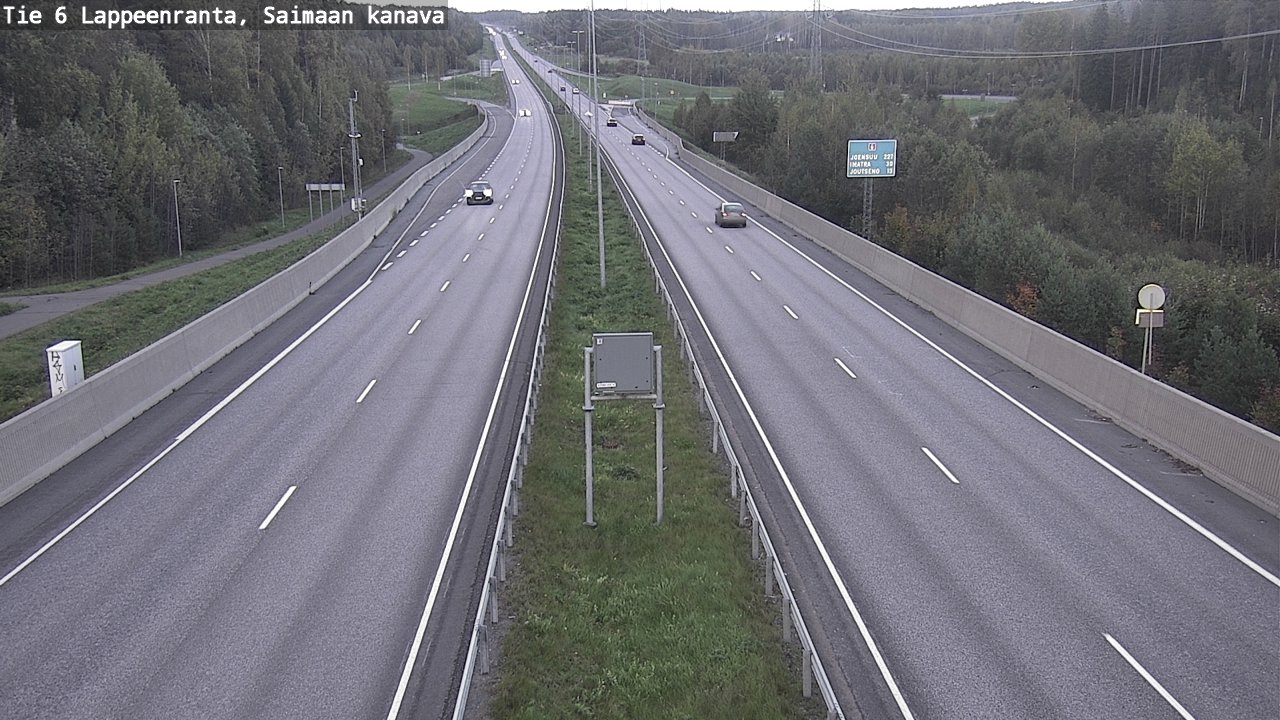 Kelikamerat Kuva Tie 6 Lappeenranta, Saimaan kanava, Lappeenranta, Etelä-Karjala