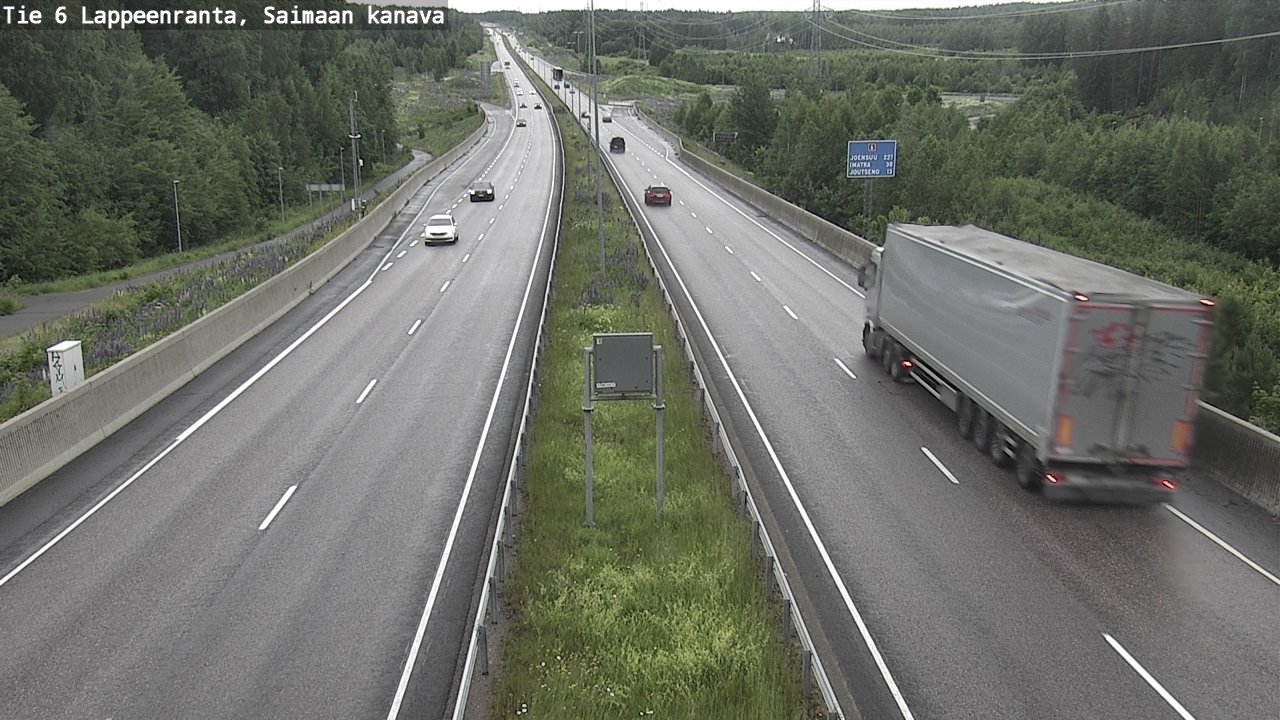 Kelikamerat Kuva Tie 6 Lappeenranta, Saimaan kanava, Lappeenranta, Etelä-Karjala
