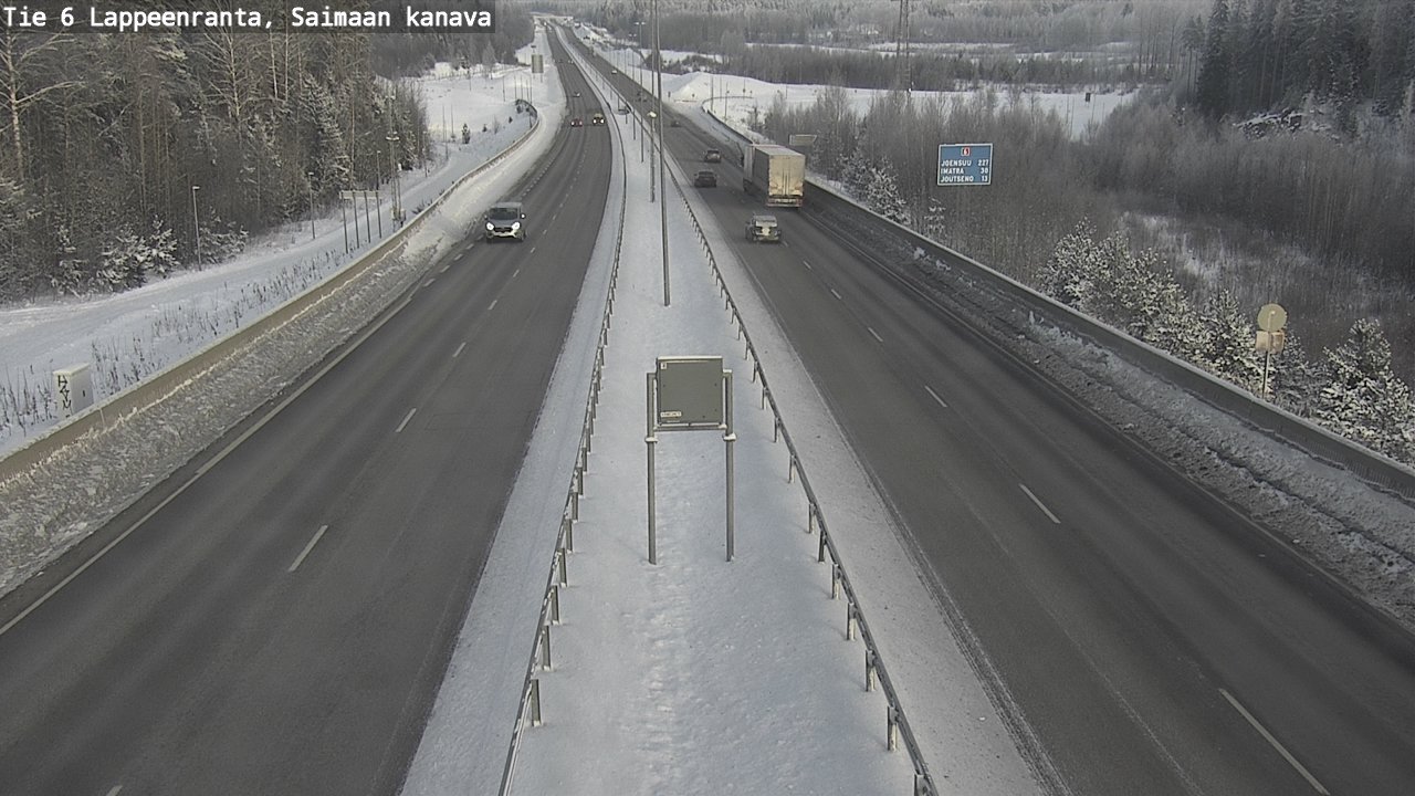 Kelikamerat Kuva Tie 6 Lappeenranta, Saimaan kanava, Lappeenranta, Etelä-Karjala