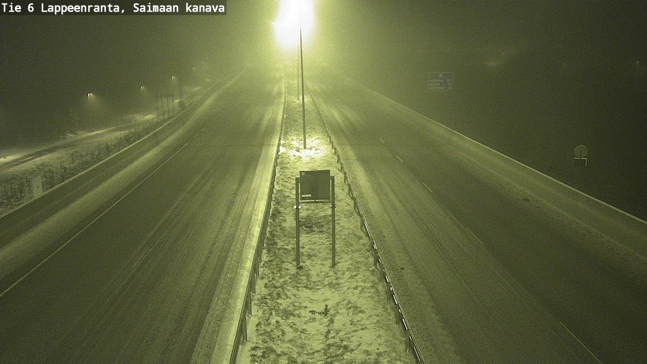 Weather Camera Image Road 6 Lappeenranta, Saimaa channel, Lappeenranta, Etelä-Karjala
