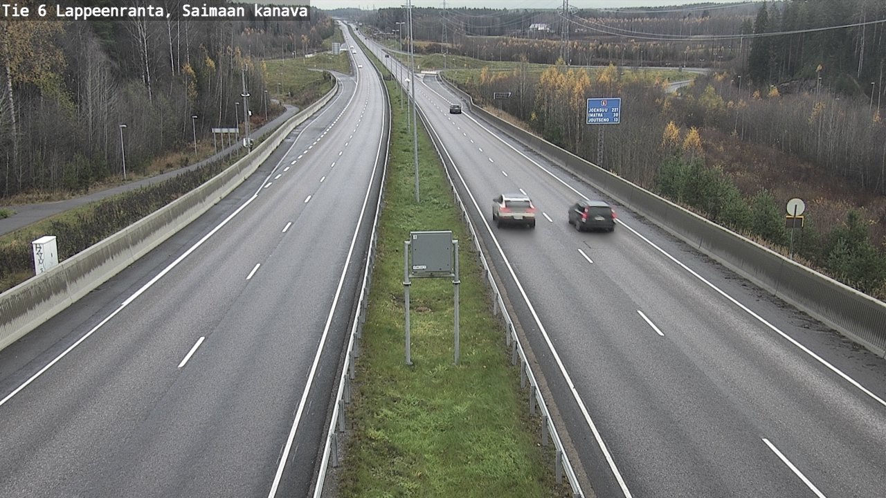 Kelikamerat Kuva Tie 6 Lappeenranta, Saimaan kanava, Lappeenranta, Etelä-Karjala