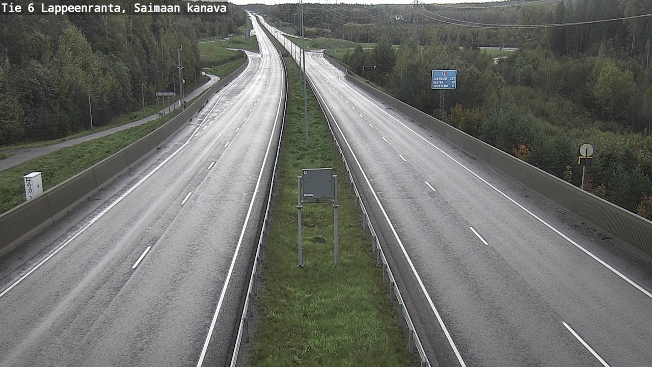 Weather Camera Image Road 6 Lappeenranta, Saimaa channel, Lappeenranta, Etelä-Karjala