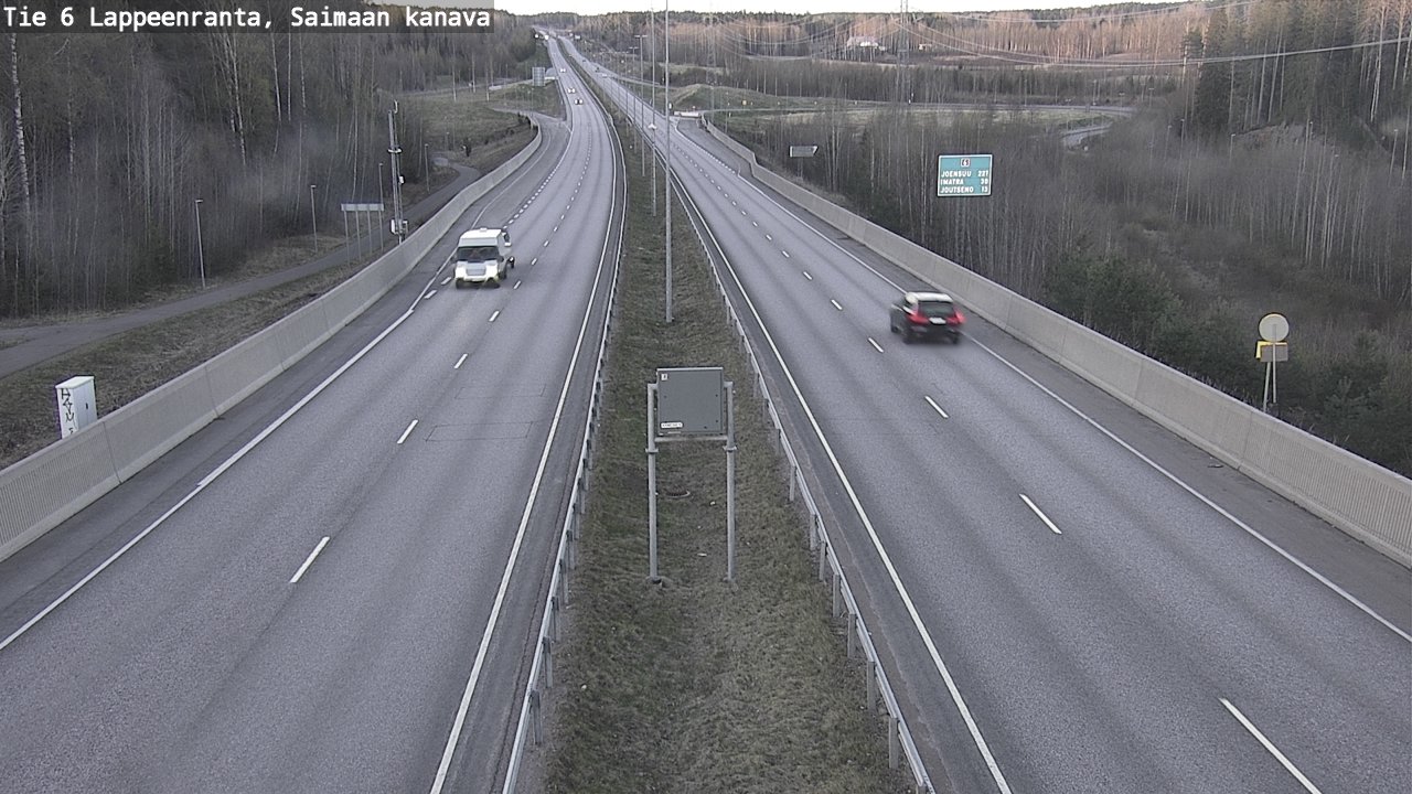 Weather Camera Image Road 6 Lappeenranta, Saimaa channel, Lappeenranta, Etelä-Karjala
