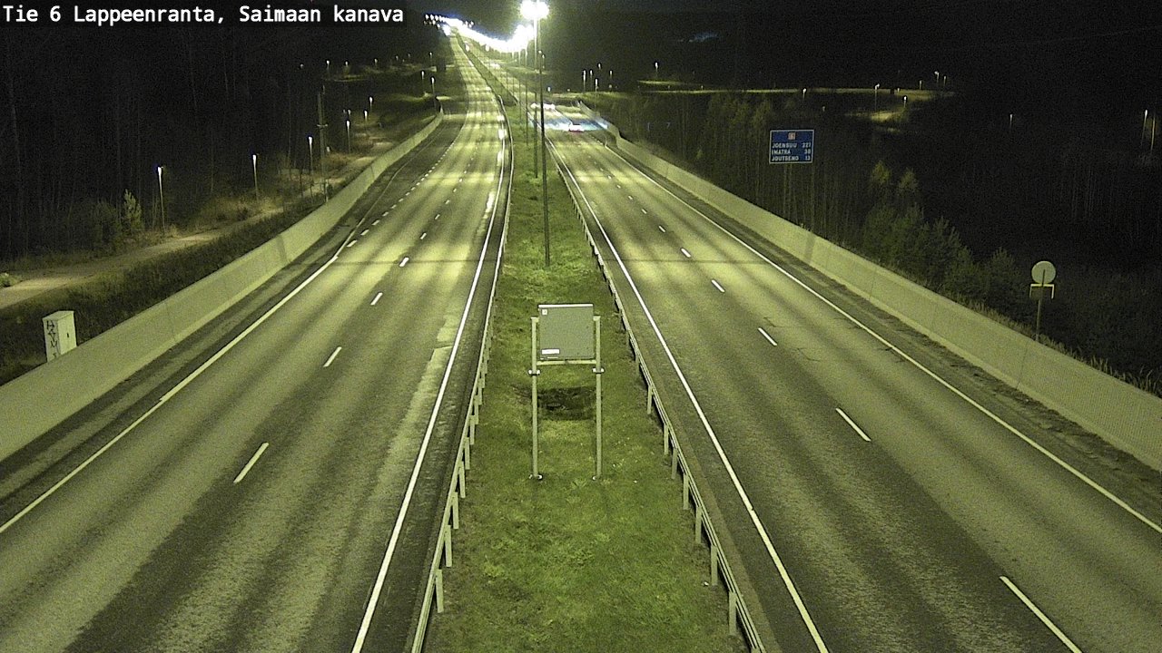 Weather Camera Image Väg 6 Villmanstrand,Saima kanal, Lappeenranta, Etelä-Karjala