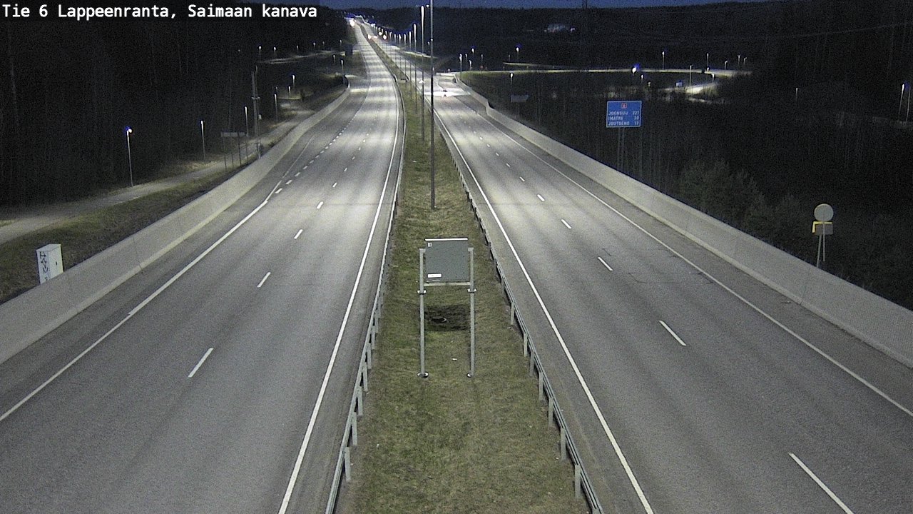Weather Camera Image Road 6 Lappeenranta, Saimaa channel, Lappeenranta, Etelä-Karjala