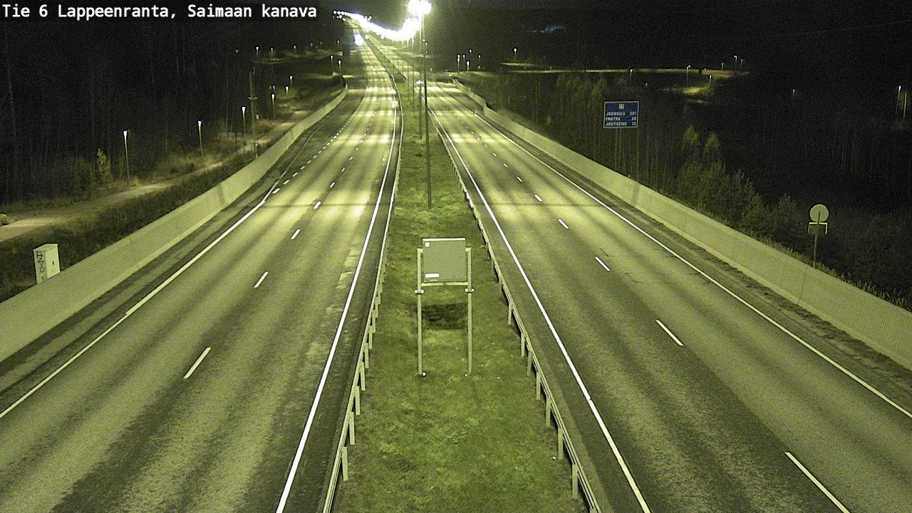 Weather Camera Image Road 6 Lappeenranta, Saimaa channel, Lappeenranta, Etelä-Karjala