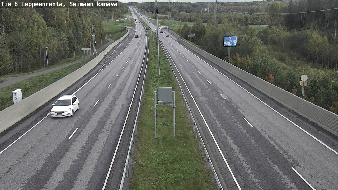 Kelikamerat Kuva Tie 6 Lappeenranta, Saimaan kanava, Lappeenranta, Etelä-Karjala