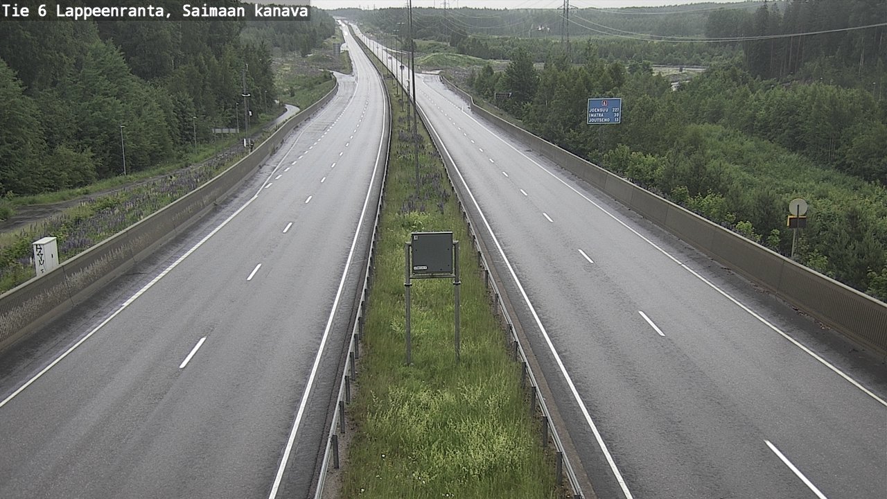 Kelikamerat Kuva Tie 6 Lappeenranta, Saimaan kanava, Lappeenranta, Etelä-Karjala