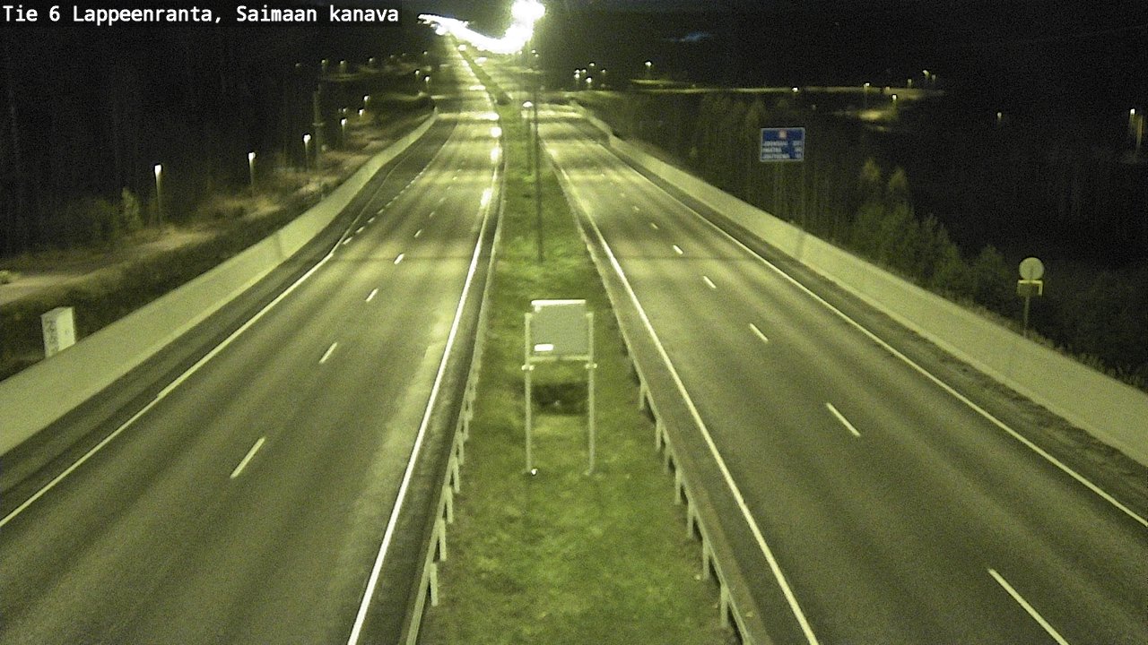 Weather Camera Image Road 6 Lappeenranta, Saimaa channel, Lappeenranta, Etelä-Karjala