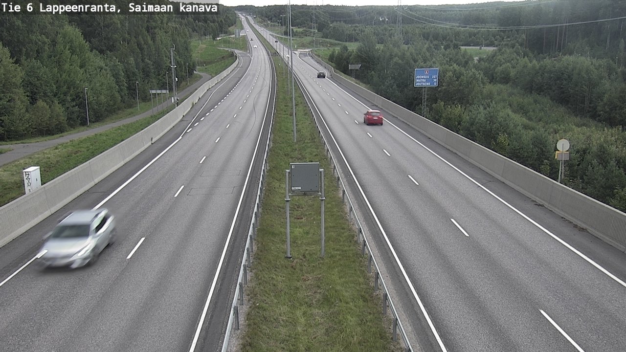 Kelikamerat Kuva Tie 6 Lappeenranta, Saimaan kanava, Lappeenranta, Etelä-Karjala