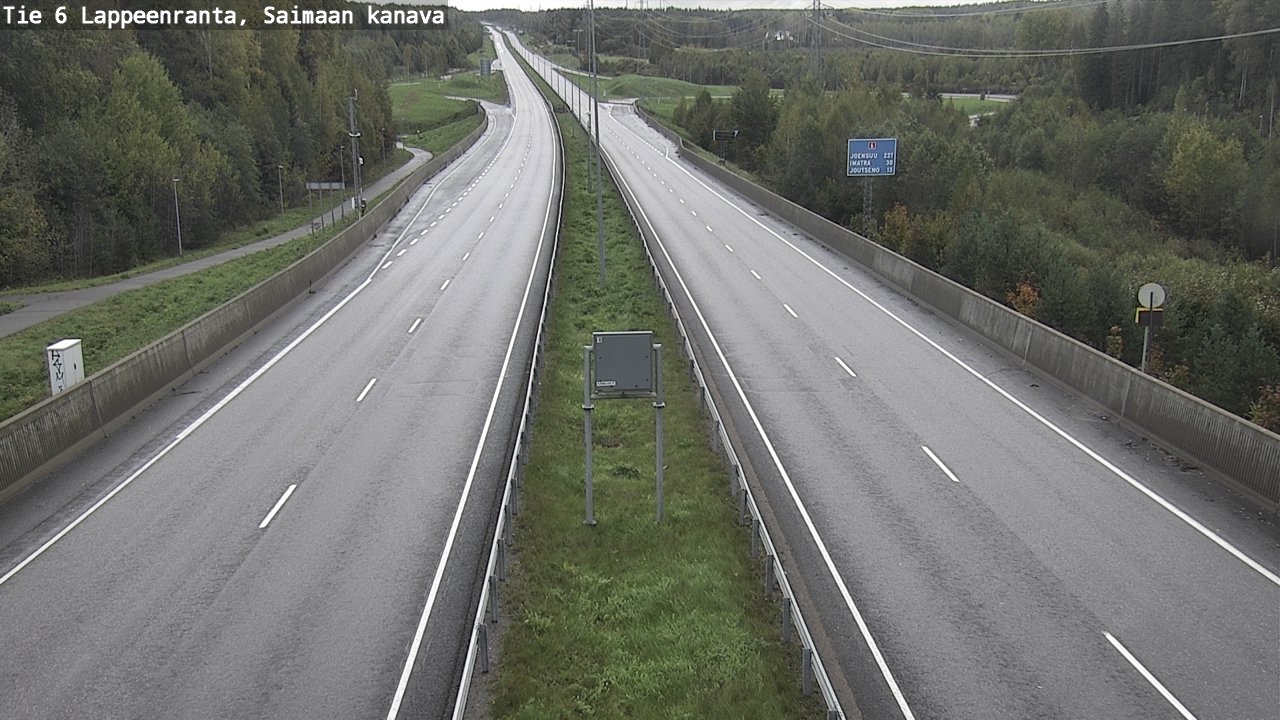 Kelikamerat Kuva Tie 6 Lappeenranta, Saimaan kanava, Lappeenranta, Etelä-Karjala