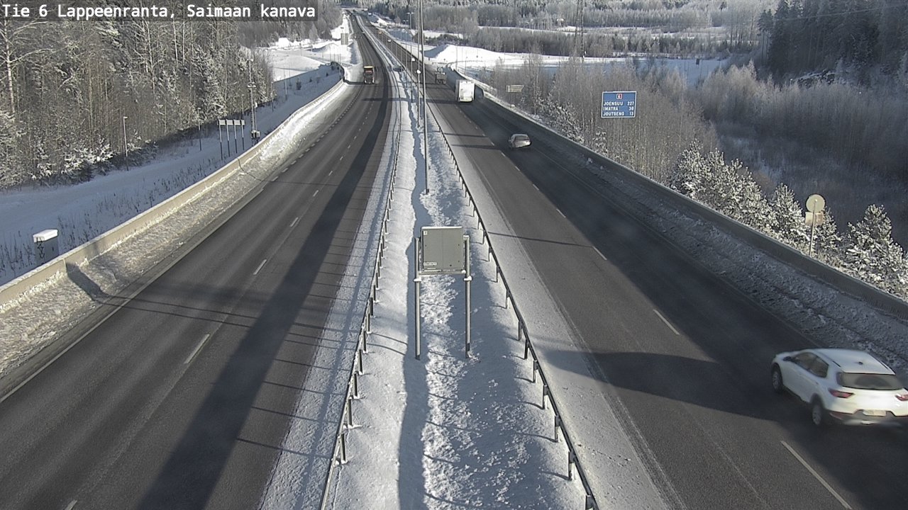 Weather Camera Image Road 6 Lappeenranta, Saimaa channel, Lappeenranta, Etelä-Karjala
