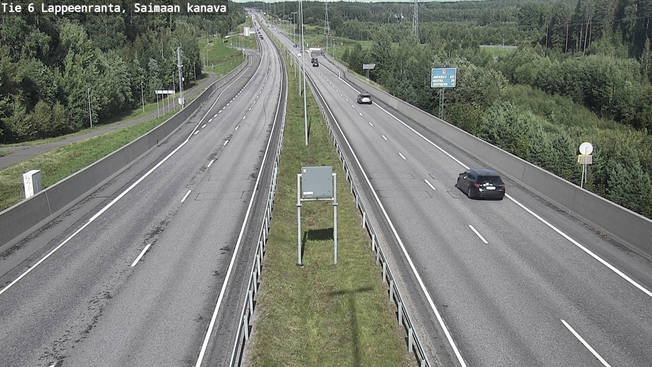 Kelikamerat Kuva Tie 6 Lappeenranta, Saimaan kanava, Lappeenranta, Etelä-Karjala
