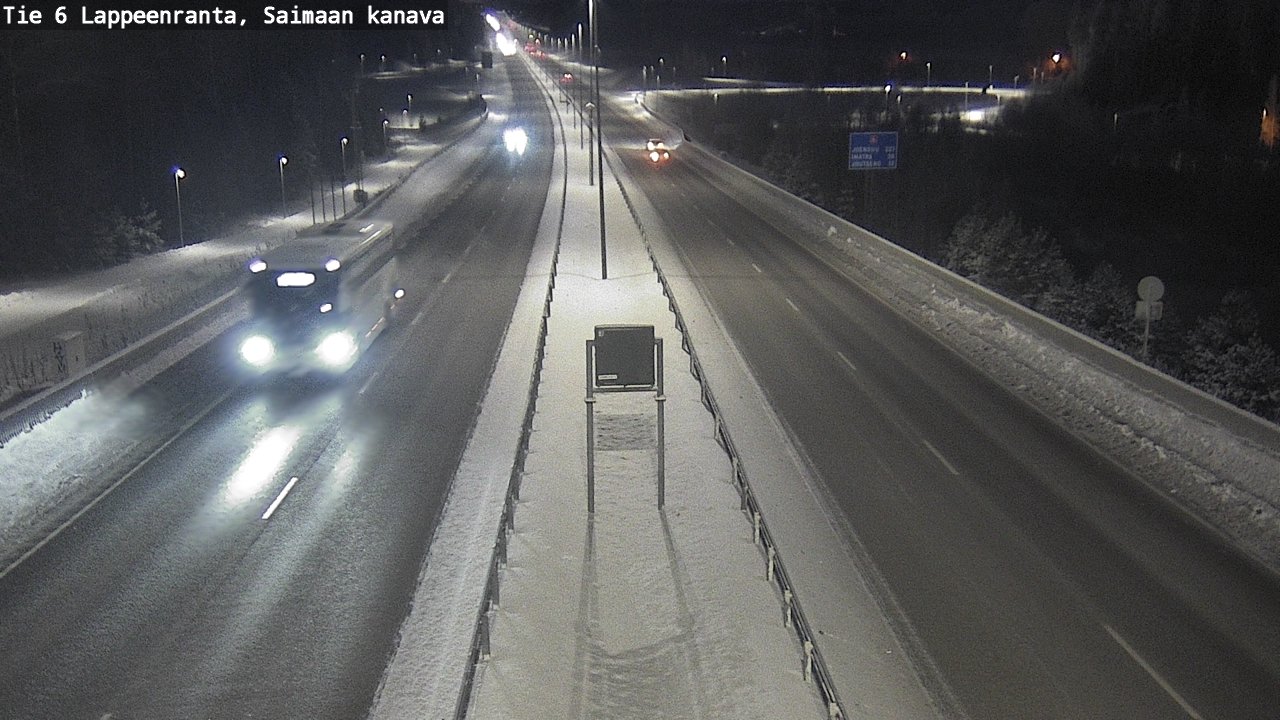 Kelikamerat Kuva Tie 6 Lappeenranta, Saimaan kanava, Lappeenranta, Etelä-Karjala