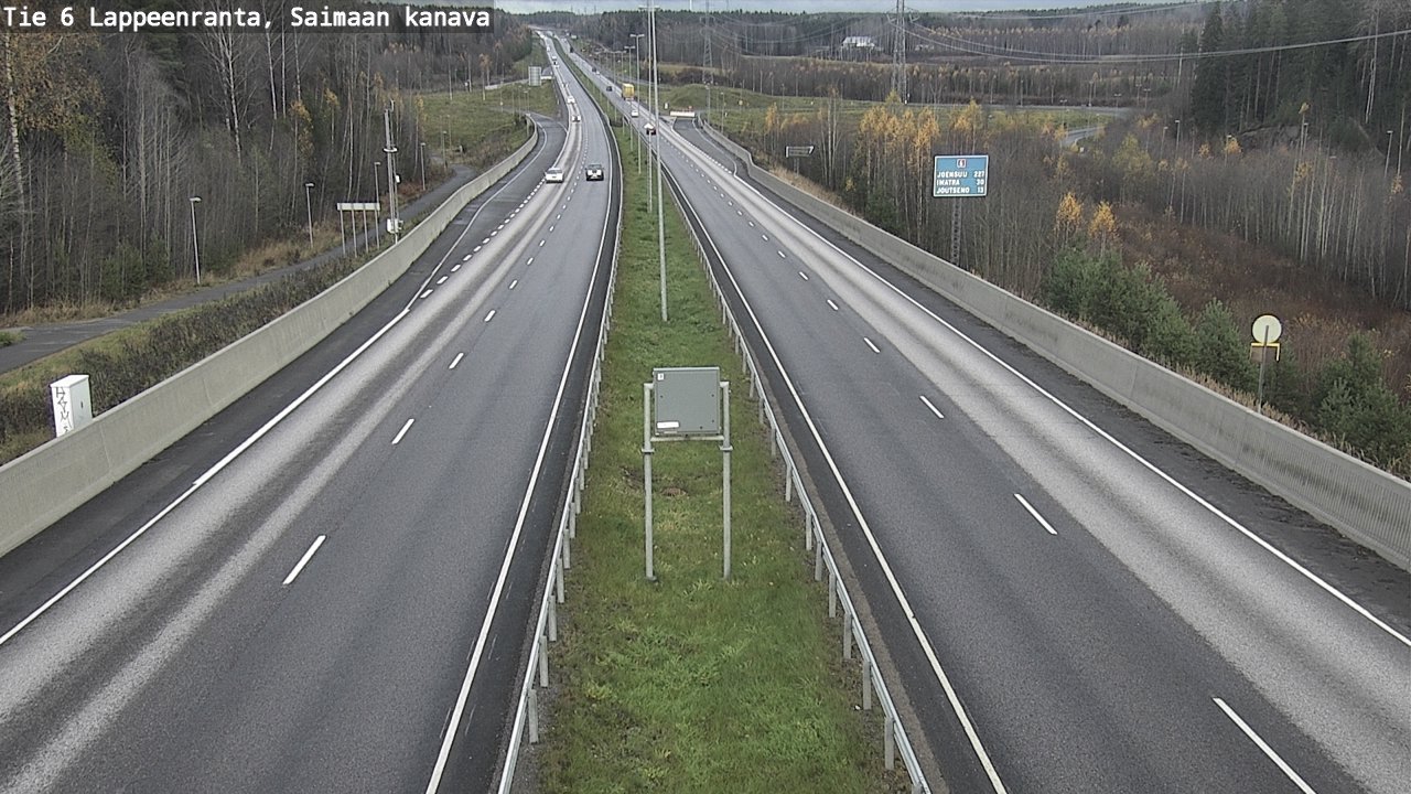 Kelikamerat Kuva Tie 6 Lappeenranta, Saimaan kanava, Lappeenranta, Etelä-Karjala