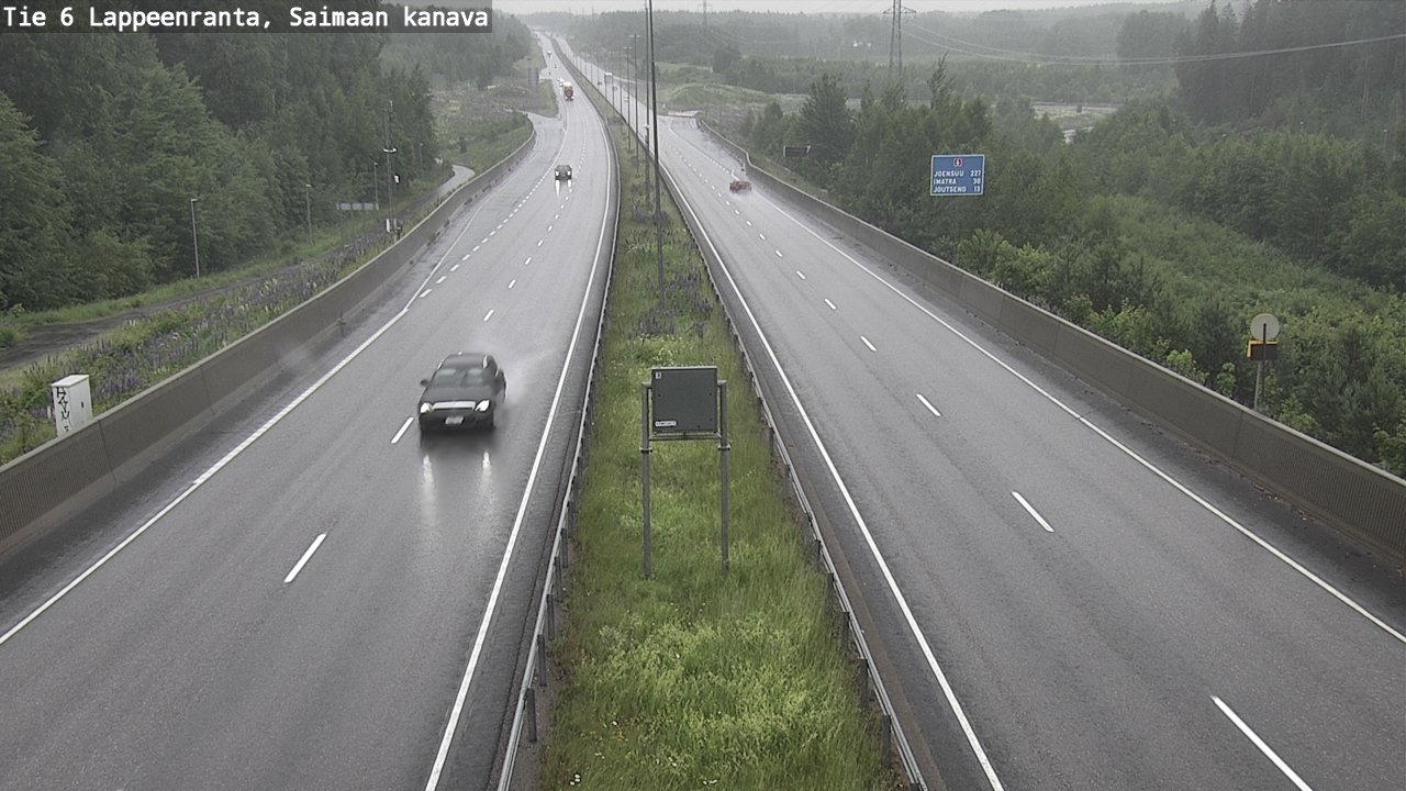 Kelikamerat Kuva Tie 6 Lappeenranta, Saimaan kanava, Lappeenranta, Etelä-Karjala