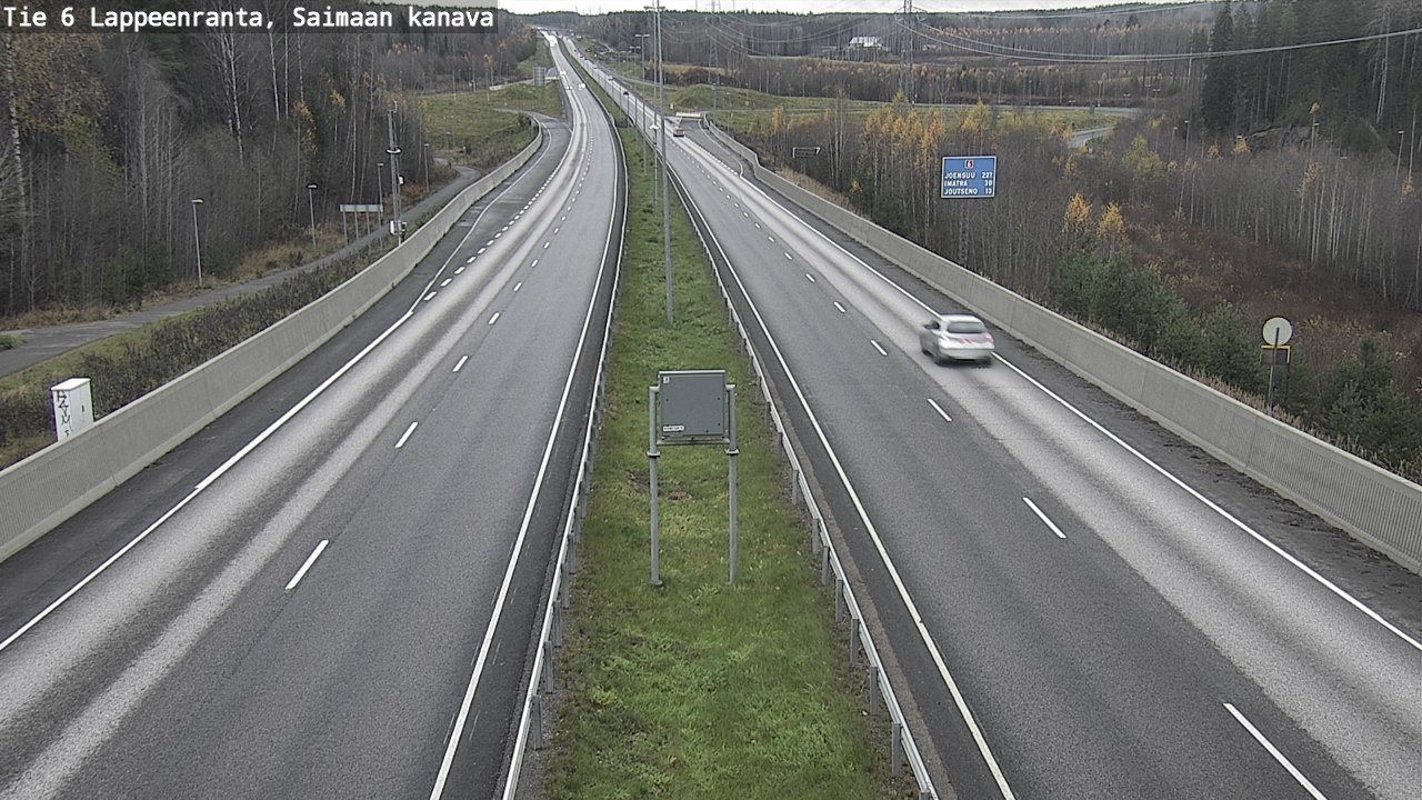 Kelikamerat Kuva Tie 6 Lappeenranta, Saimaan kanava, Lappeenranta, Etelä-Karjala