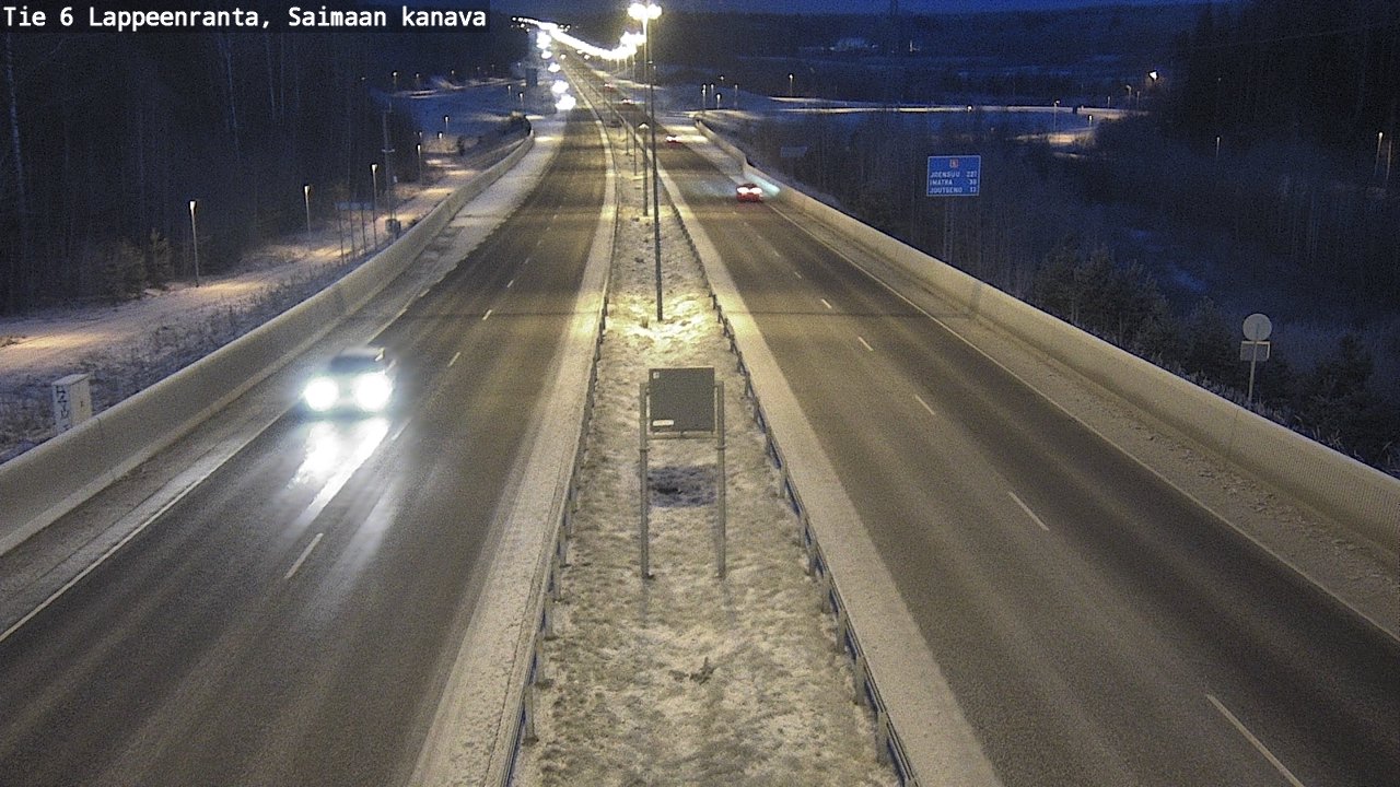 Kelikamerat Kuva Tie 6 Lappeenranta, Saimaan kanava, Lappeenranta, Etelä-Karjala