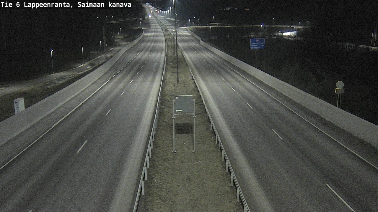 Weather Camera Image Väg 6 Villmanstrand,Saima kanal, Lappeenranta, Etelä-Karjala