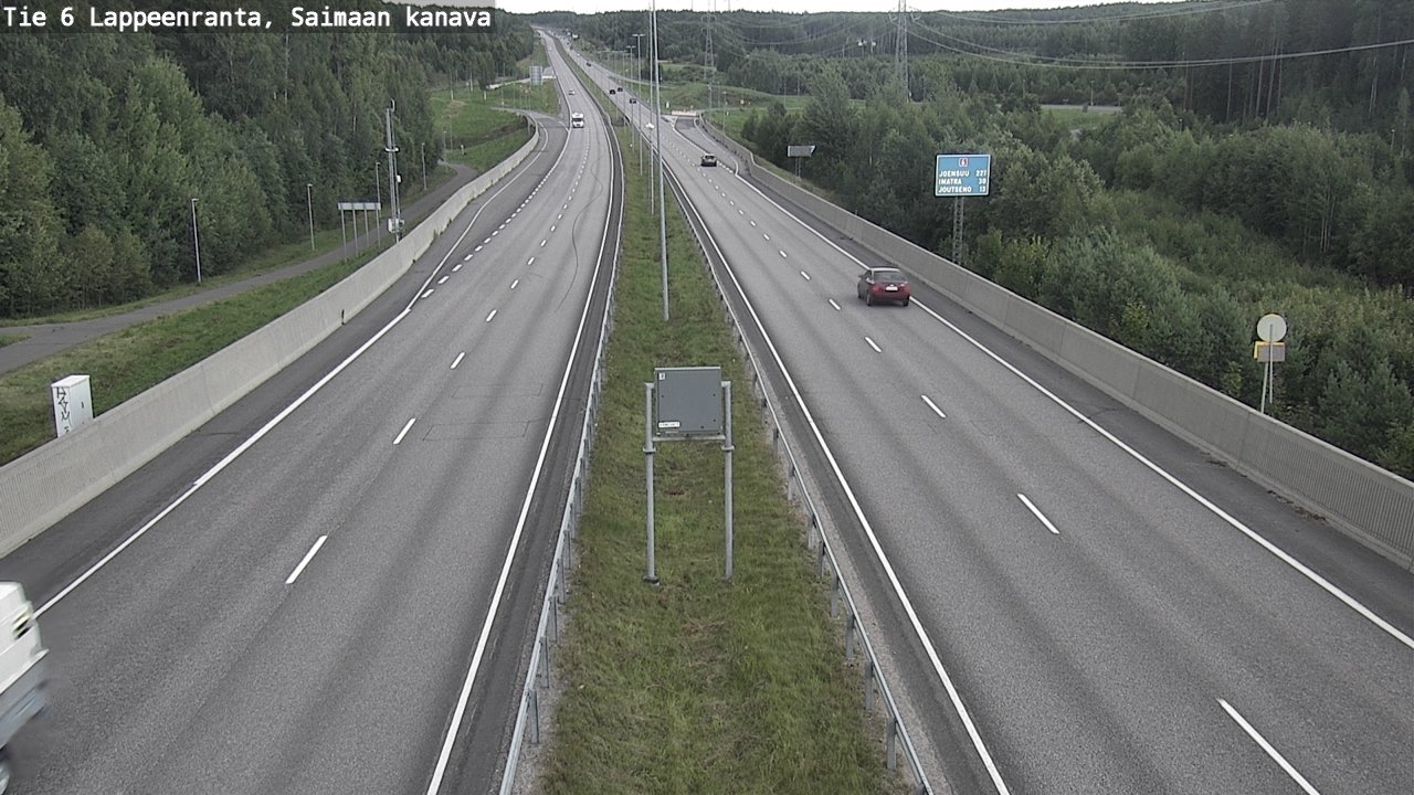 Kelikamerat Kuva Tie 6 Lappeenranta, Saimaan kanava, Lappeenranta, Etelä-Karjala