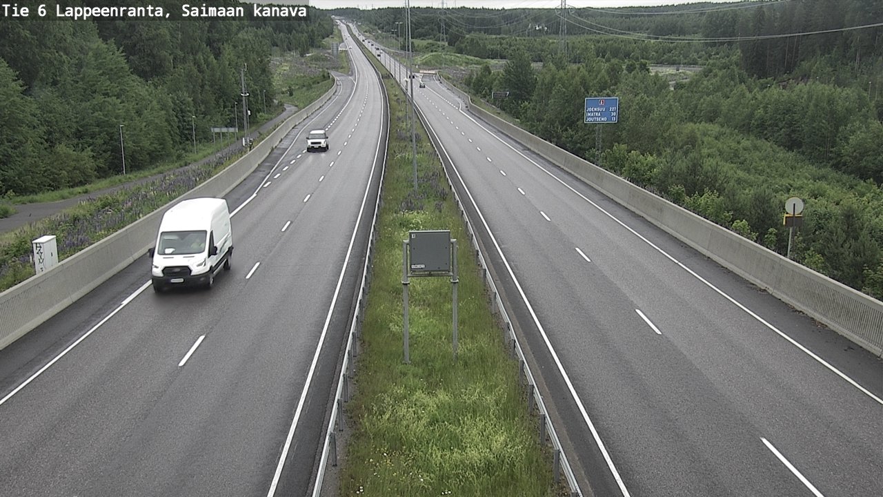 Kelikamerat Kuva Tie 6 Lappeenranta, Saimaan kanava, Lappeenranta, Etelä-Karjala