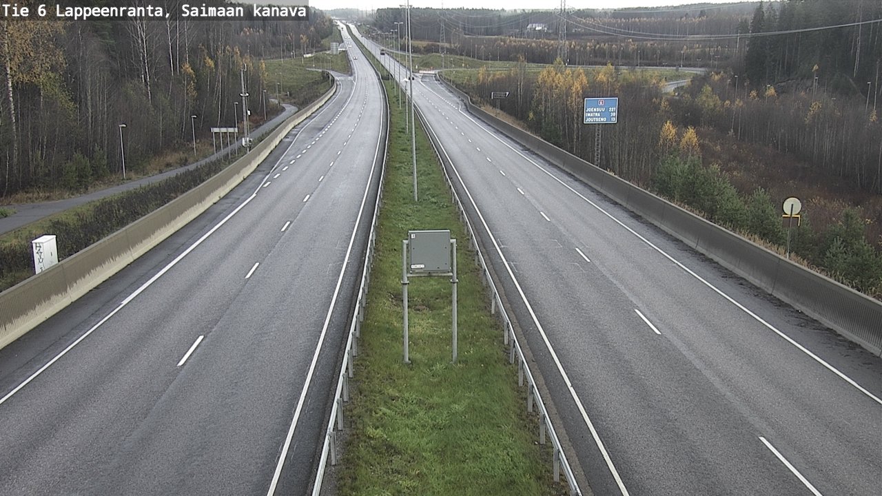 Kelikamerat Kuva Tie 6 Lappeenranta, Saimaan kanava, Lappeenranta, Etelä-Karjala