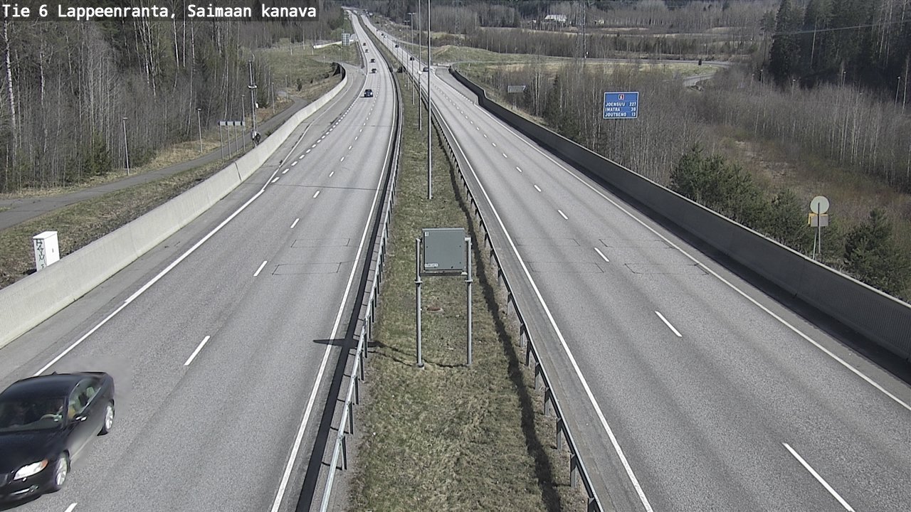 Weather Camera Image Road 6 Lappeenranta, Saimaa channel, Lappeenranta, Etelä-Karjala
