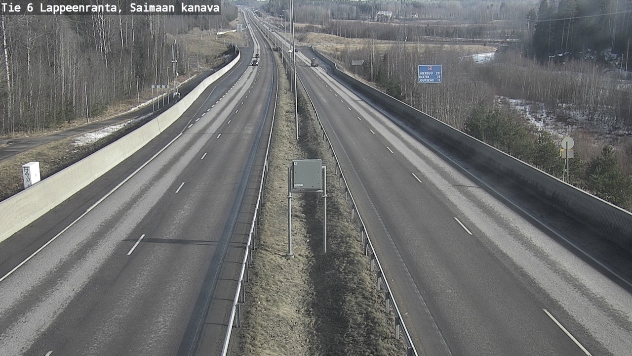 Kelikamerat Kuva Tie 6 Lappeenranta, Saimaan kanava, Lappeenranta, Etelä-Karjala