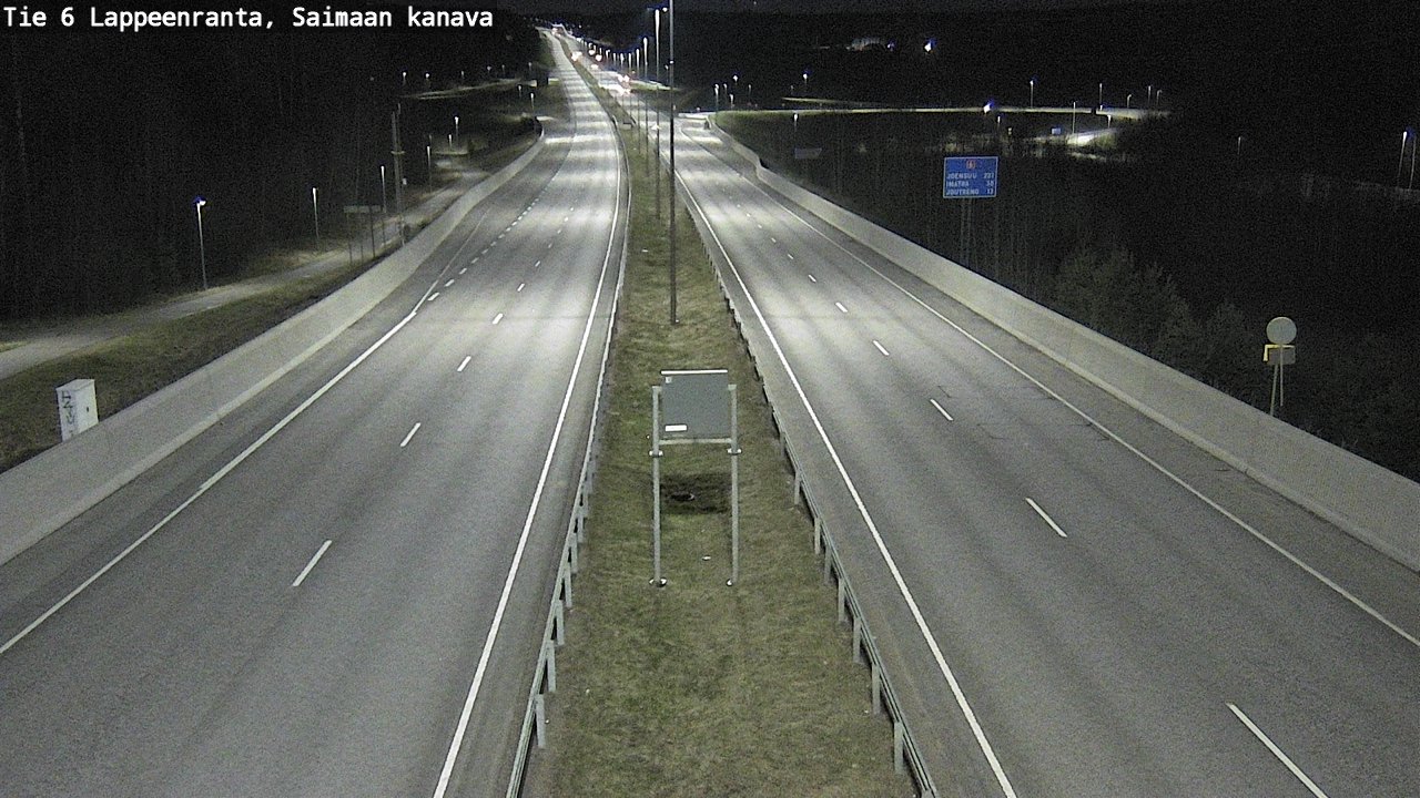 Weather Camera Image Road 6 Lappeenranta, Saimaa channel, Lappeenranta, Etelä-Karjala