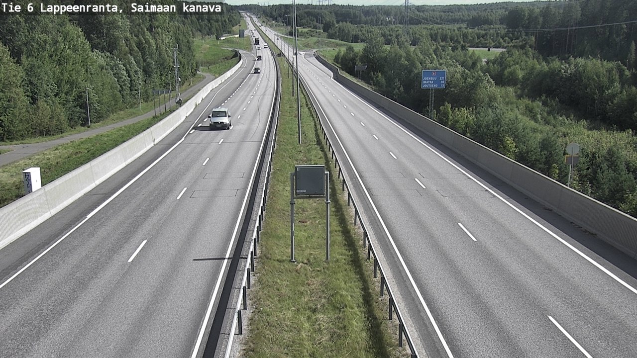 Kelikamerat Kuva Tie 6 Lappeenranta, Saimaan kanava, Lappeenranta, Etelä-Karjala