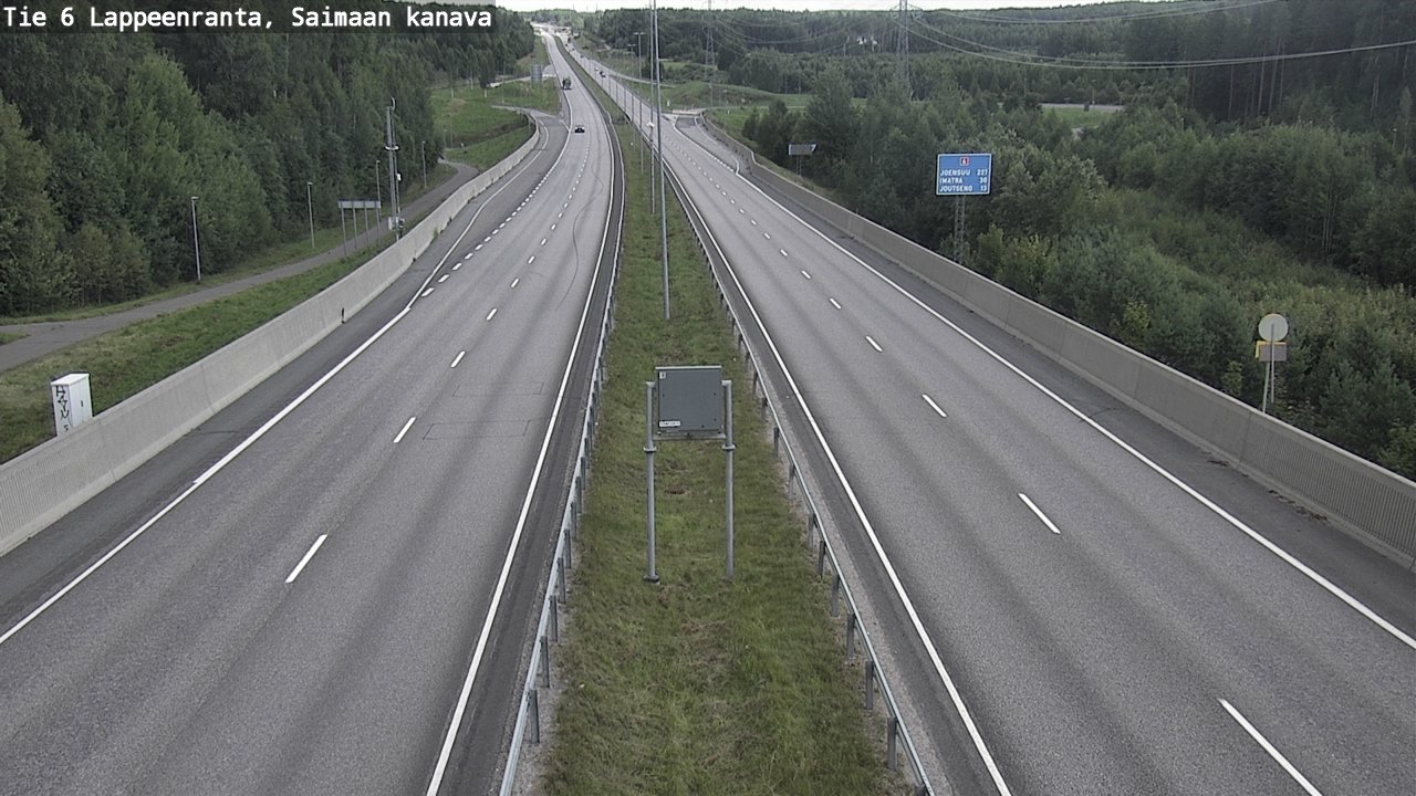 Kelikamerat Kuva Tie 6 Lappeenranta, Saimaan kanava, Lappeenranta, Etelä-Karjala