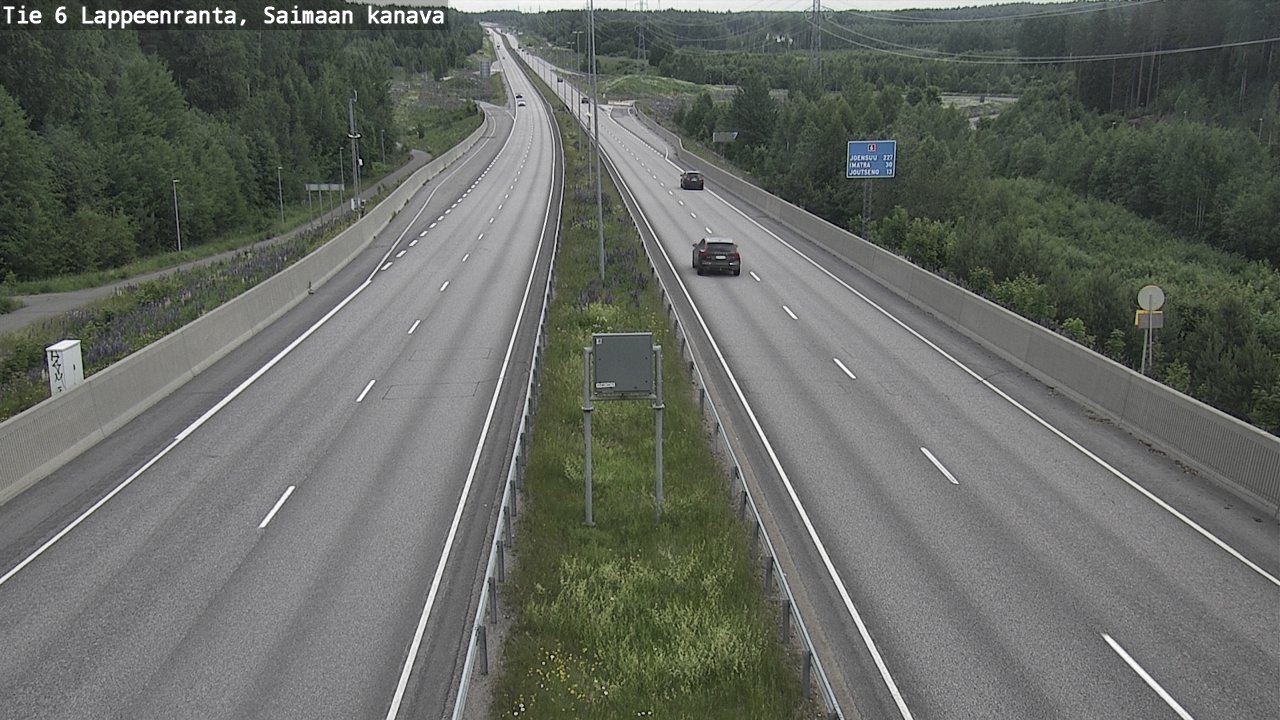 Kelikamerat Kuva Tie 6 Lappeenranta, Saimaan kanava, Lappeenranta, Etelä-Karjala