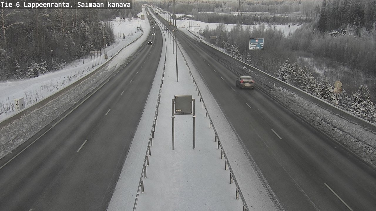 Kelikamerat Kuva Tie 6 Lappeenranta, Saimaan kanava, Lappeenranta, Etelä-Karjala