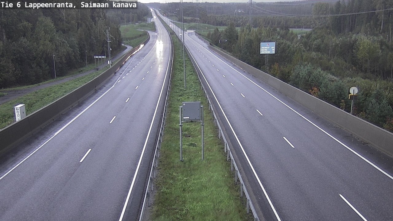 Kelikamerat Kuva Tie 6 Lappeenranta, Saimaan kanava, Lappeenranta, Etelä-Karjala