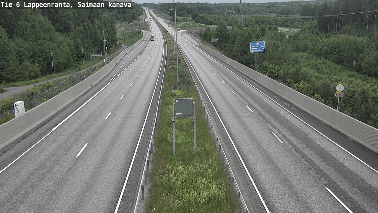 Kelikamerat Kuva Tie 6 Lappeenranta, Saimaan kanava, Lappeenranta, Etelä-Karjala