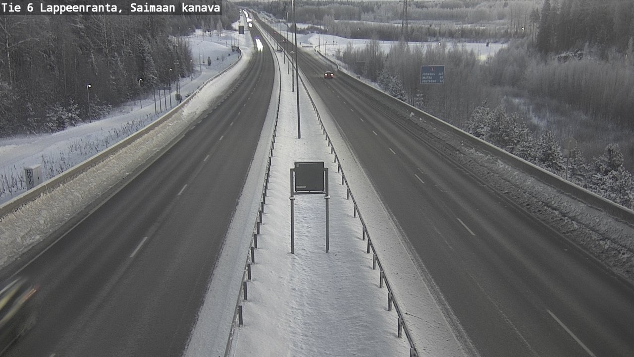 Kelikamerat Kuva Tie 6 Lappeenranta, Saimaan kanava, Lappeenranta, Etelä-Karjala