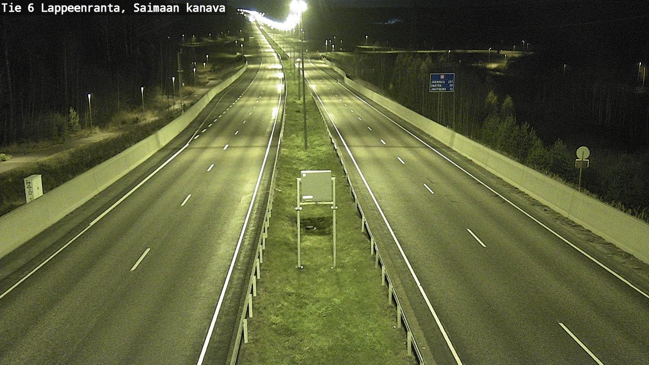 Weather Camera Image Road 6 Lappeenranta, Saimaa channel, Lappeenranta, Etelä-Karjala