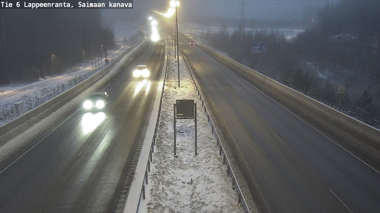 Weather Camera Image Road 6 Lappeenranta, Saimaa channel, Lappeenranta, Etelä-Karjala