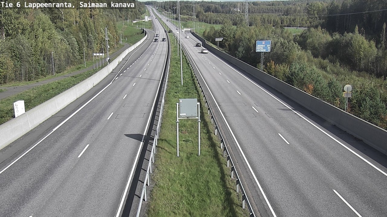 Kelikamerat Kuva Tie 6 Lappeenranta, Saimaan kanava, Lappeenranta, Etelä-Karjala