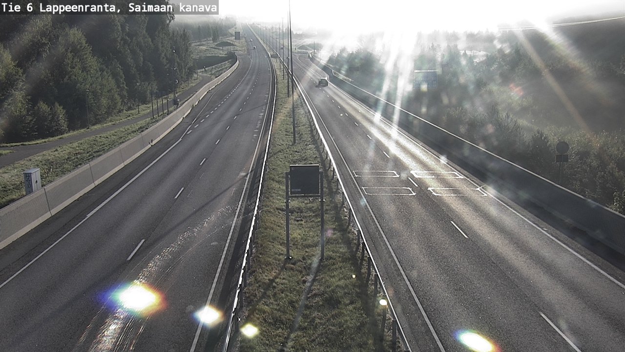 Weather Camera Image Road 6 Lappeenranta, Saimaa channel, Lappeenranta, Etelä-Karjala