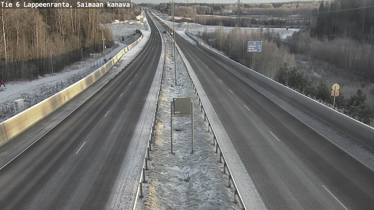 Kelikamerat Kuva Tie 6 Lappeenranta, Saimaan kanava, Lappeenranta, Etelä-Karjala