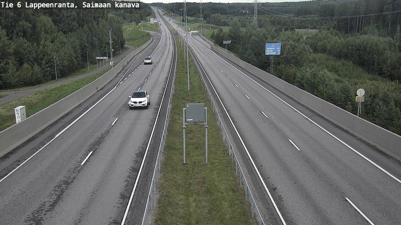 Kelikamerat Kuva Tie 6 Lappeenranta, Saimaan kanava, Lappeenranta, Etelä-Karjala