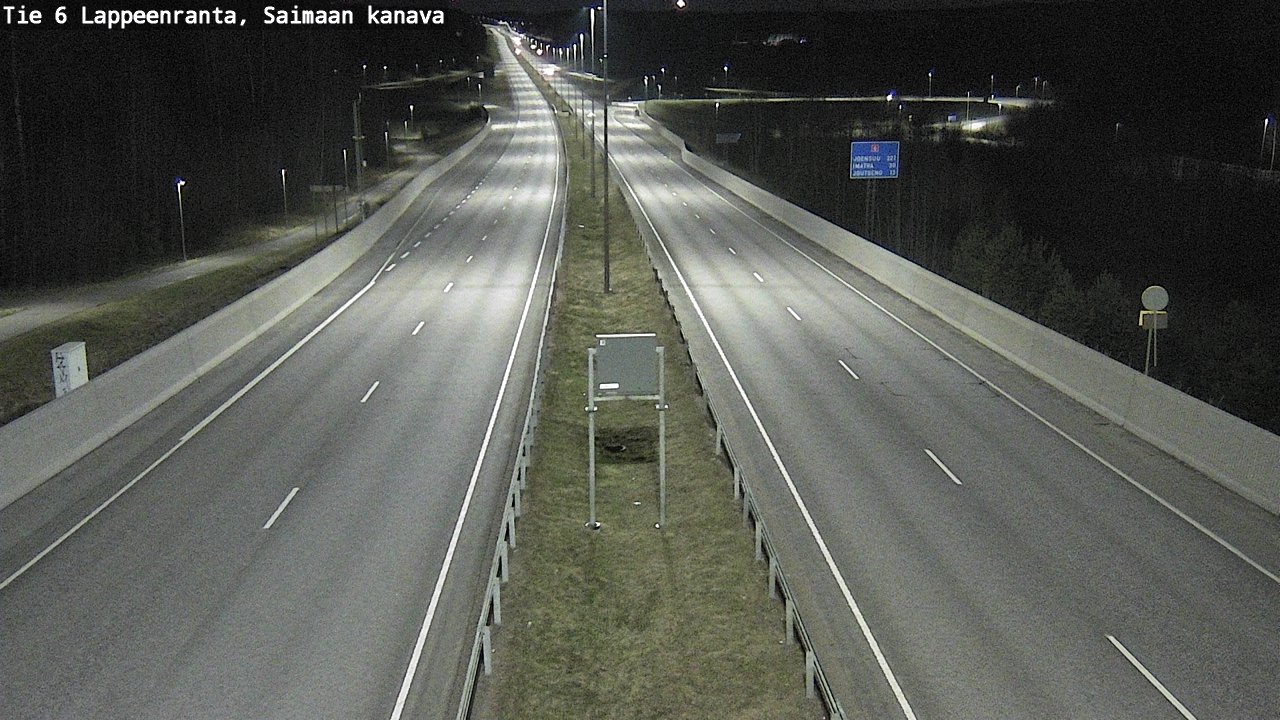 Weather Camera Image Road 6 Lappeenranta, Saimaa channel, Lappeenranta, Etelä-Karjala